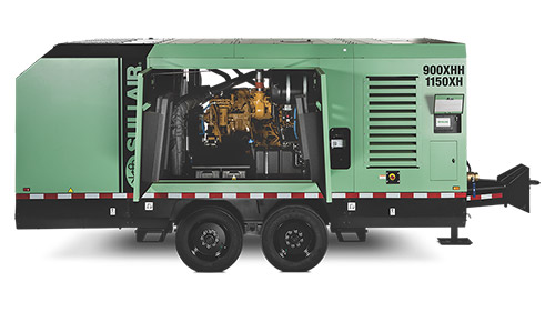 900XHH/1150XH Tier 4 Final Portable Lubricated Rotary Screw Air Compressor